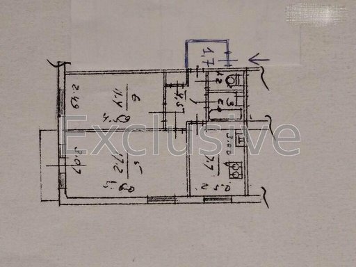Продажа 2 кімнатної квартири на Пирятинський провулок 7