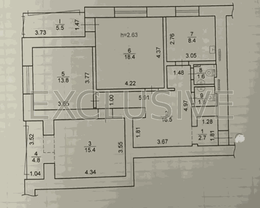 Продажа 3 кімнатної квартири на Вільшанська вулиця 22-А