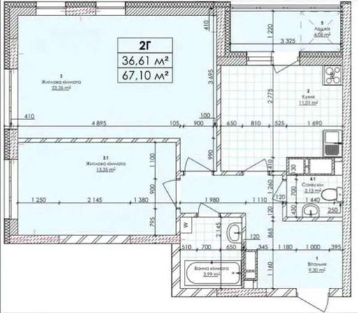 Продажа 2 кімнатної квартири на 4-та Газопровідна вулиця 63