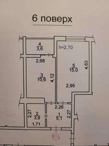 Продажа 1 кімнатної квартири на вулиця Рейнгольда Глієра 35