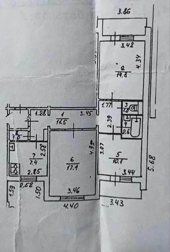 Продажа 3 кімнатної квартири на улица Антоновича 19-Б