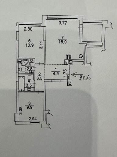 Продажа 2 кімнатної квартири на улица Евгения Чикаленко 30