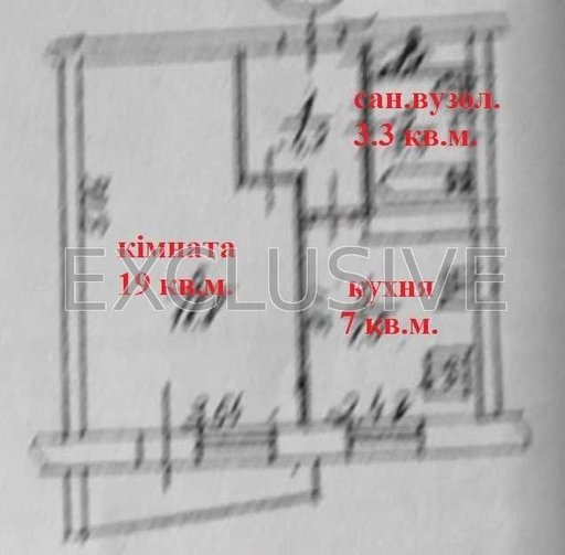 Продажа 1 кімнатної квартири на Владимирская улица 24