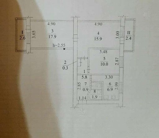 Продажа 3 кімнатної квартири на вулиця Петра Сагайдачного 2