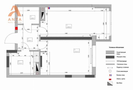 Продажа 1 кімнатної квартири на улица Героев Днепра 21
